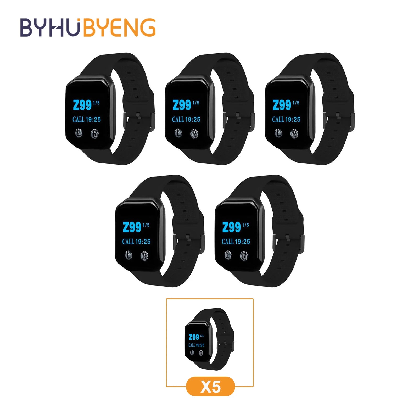 Watch Receiver Wireless Waiter Call Restaurant Pager